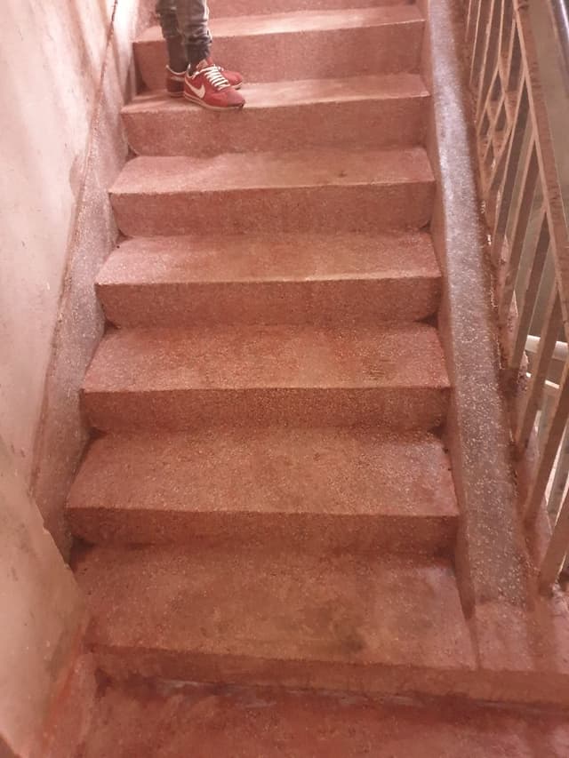 staircase terrazzo floor